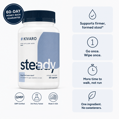 Kivaro Steady | Pure Psyllium Husk
