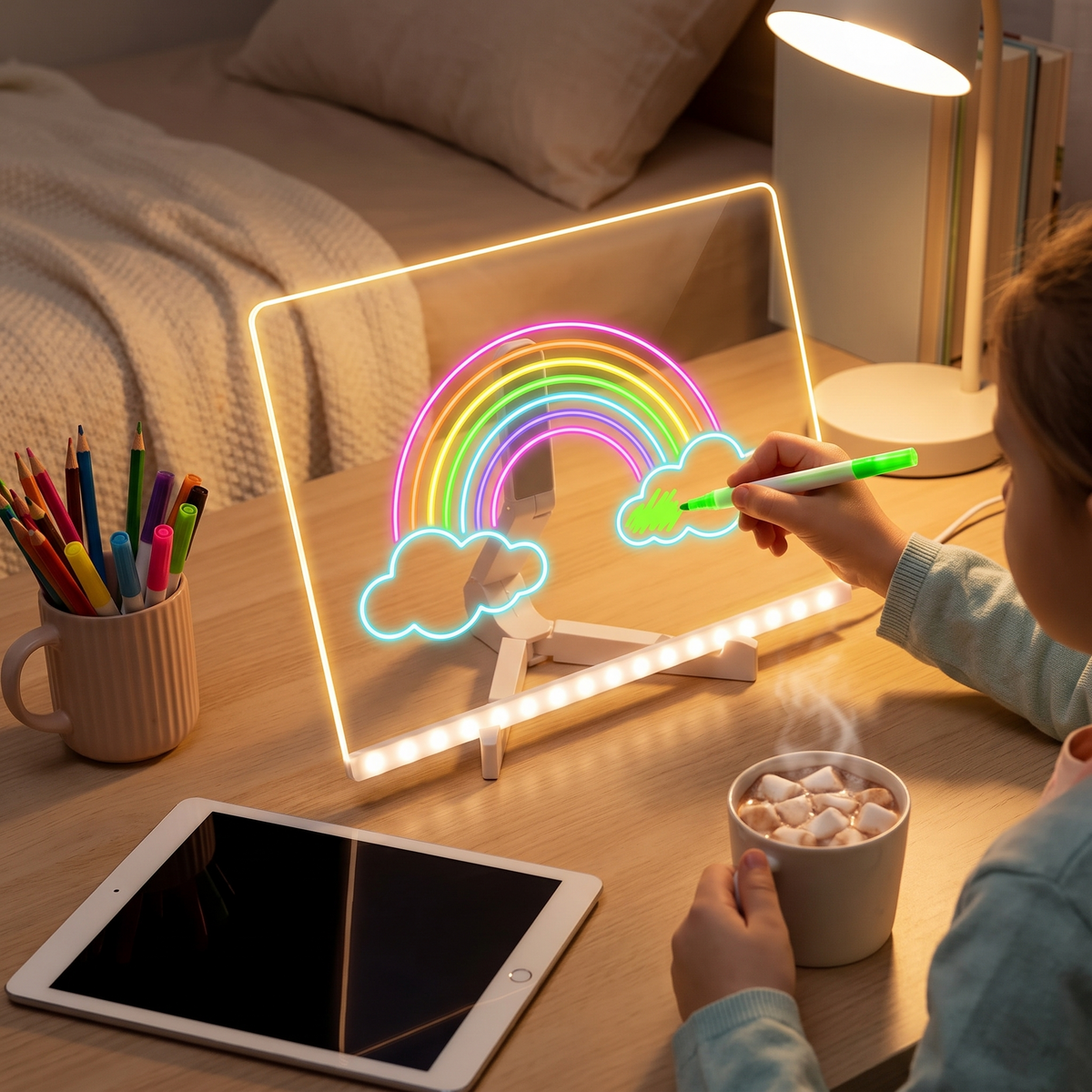 GlowPad™ LED Drawing Board for Kids