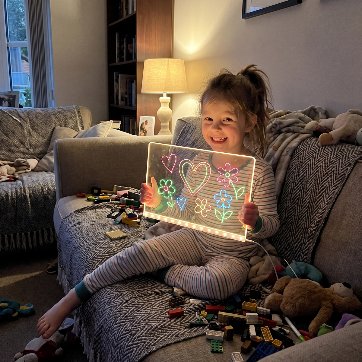 GlowPad LED drawing board customer photo