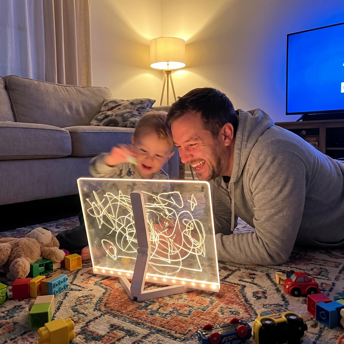 GlowPad LED drawing board customer photo
