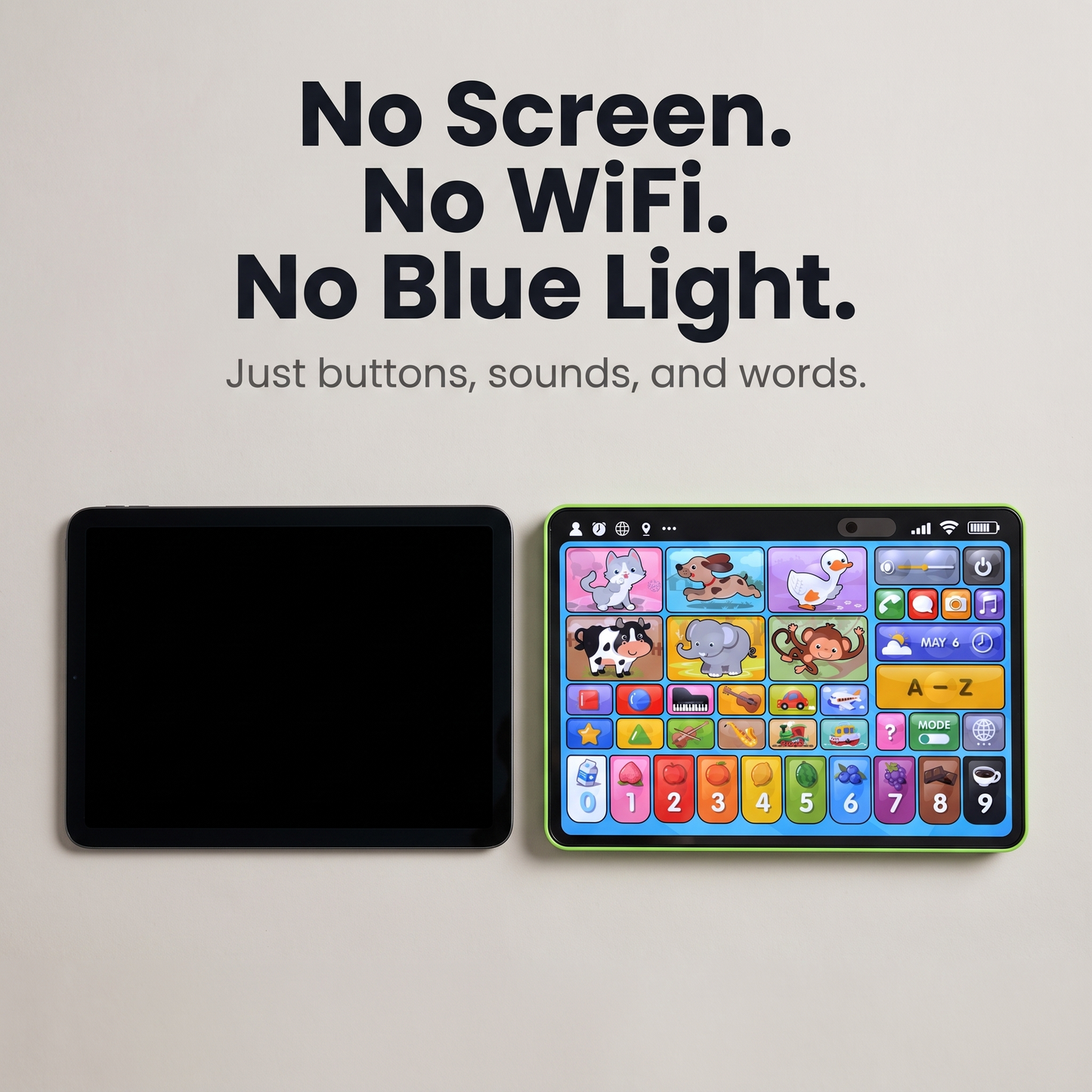 Screen-Free Learning Tablet · 5 Languages · Ages 1–4